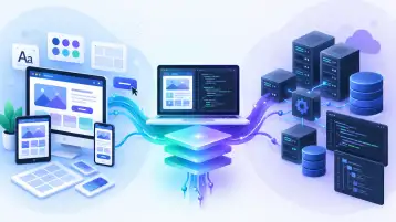 الفرق بين Frontend وBackend وFull Stack في تطوير الويب